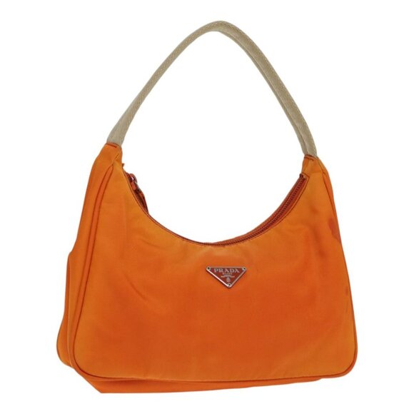 PRADA Hand Bag Nylon Orange Auth - Picture 8 of 16